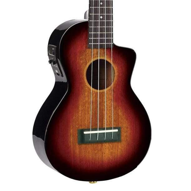 Mahalo Java Series Concert Electric Cutaway Ukulele - 3 Tone Sunburst-Mahalo-Infinite Music