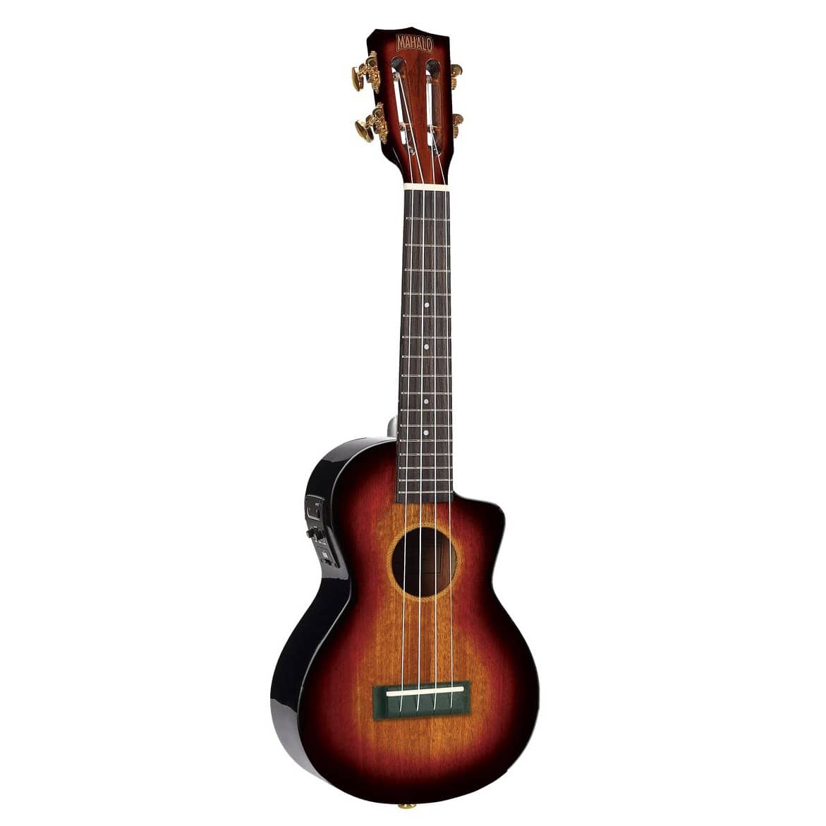 Mahalo Java Series Concert Electric Cutaway Ukulele - 3 Tone Sunburst-Mahalo-Infinite Music