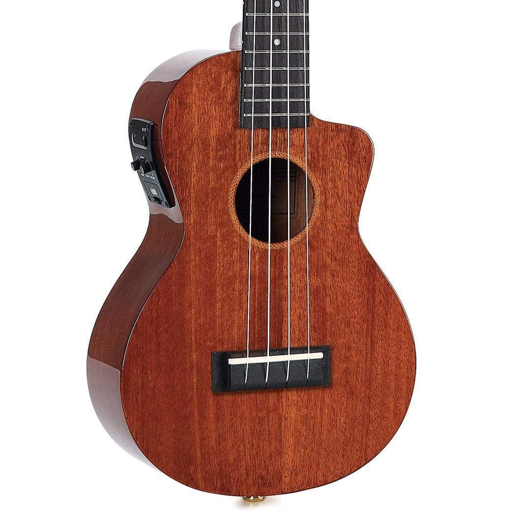 Mahalo Java Series Concert Electric Cutaway Ukulele Natural-Mahalo-Infinite Music
