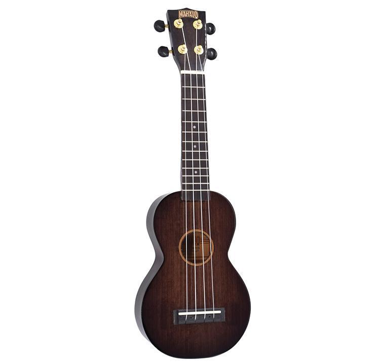 Mahalo Java Series Soprano Ukulele - Transparent Black-Mahalo-Infinite Music