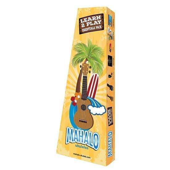 Mahalo Kahiko Series Natural Soprano Ukulele with Learn 2 Play Essentials Pack-Mahalo-Infinite Music