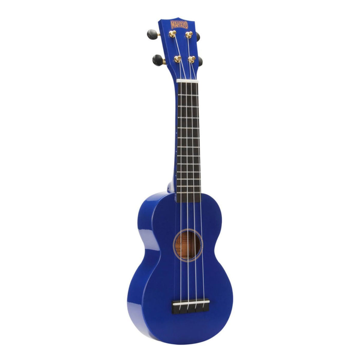Mahalo Rainbow Series Blue Soprano Ukulele with Learn 2 Play Essentials Pack-Mahalo-Infinite Music