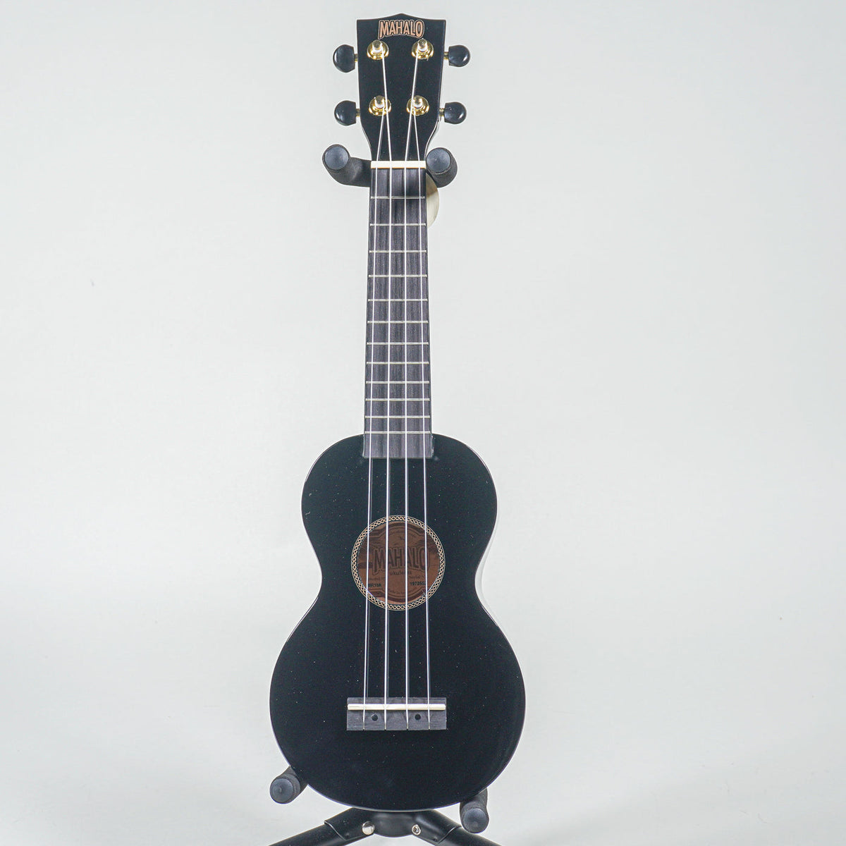 Mahalo Rainbow Series Soprano Ukulele - Black-Mahalo-Infinite Music