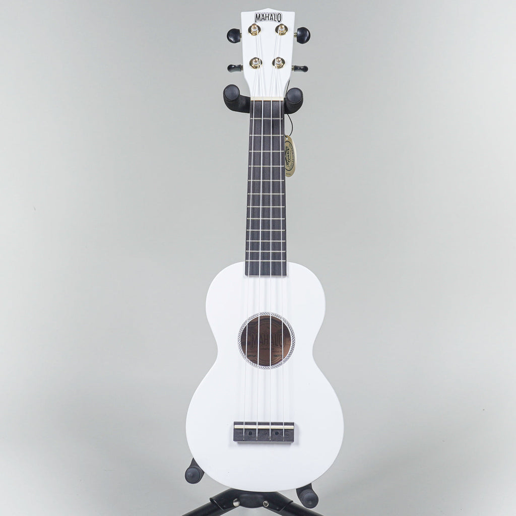 Mahalo Rainbow Series Soprano Ukulele - White-Mahalo-Infinite Music