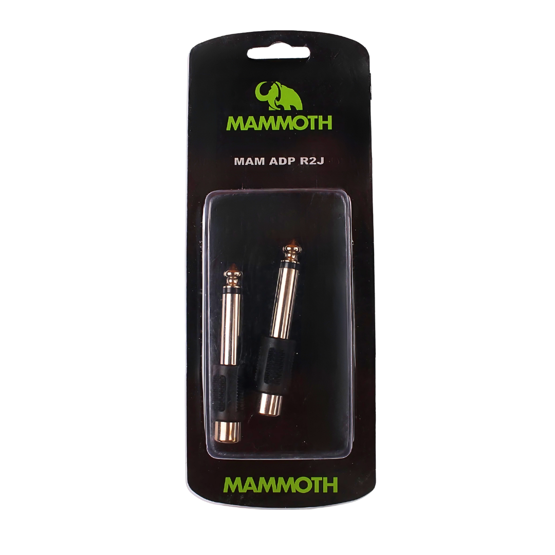 Mammoth MAM Adp R2J - Adaptor - RCA to 1/4 Mono - 2 Pieces-Mammoth-Infinite Music