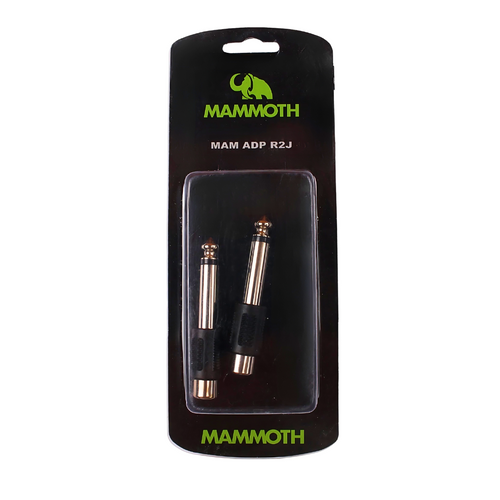 Mammoth MAM Adp R2J - Adaptor - RCA to 1/4 Mono - 2 Pieces-Mammoth-Infinite Music