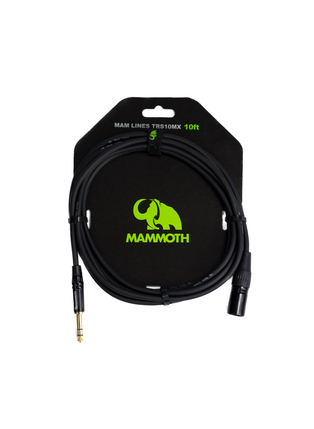 Mammoth MAM LINES TRS10MX Audio Cable - TRS-MXLR - 10ft-Mammoth-Infinite Music