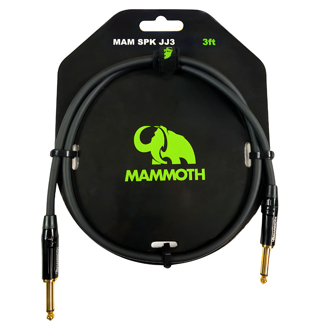 Mammoth MAM Spk JJ3 - Speaker Cable - 3Ft - Jack to Jack-Mammoth-Infinite Music