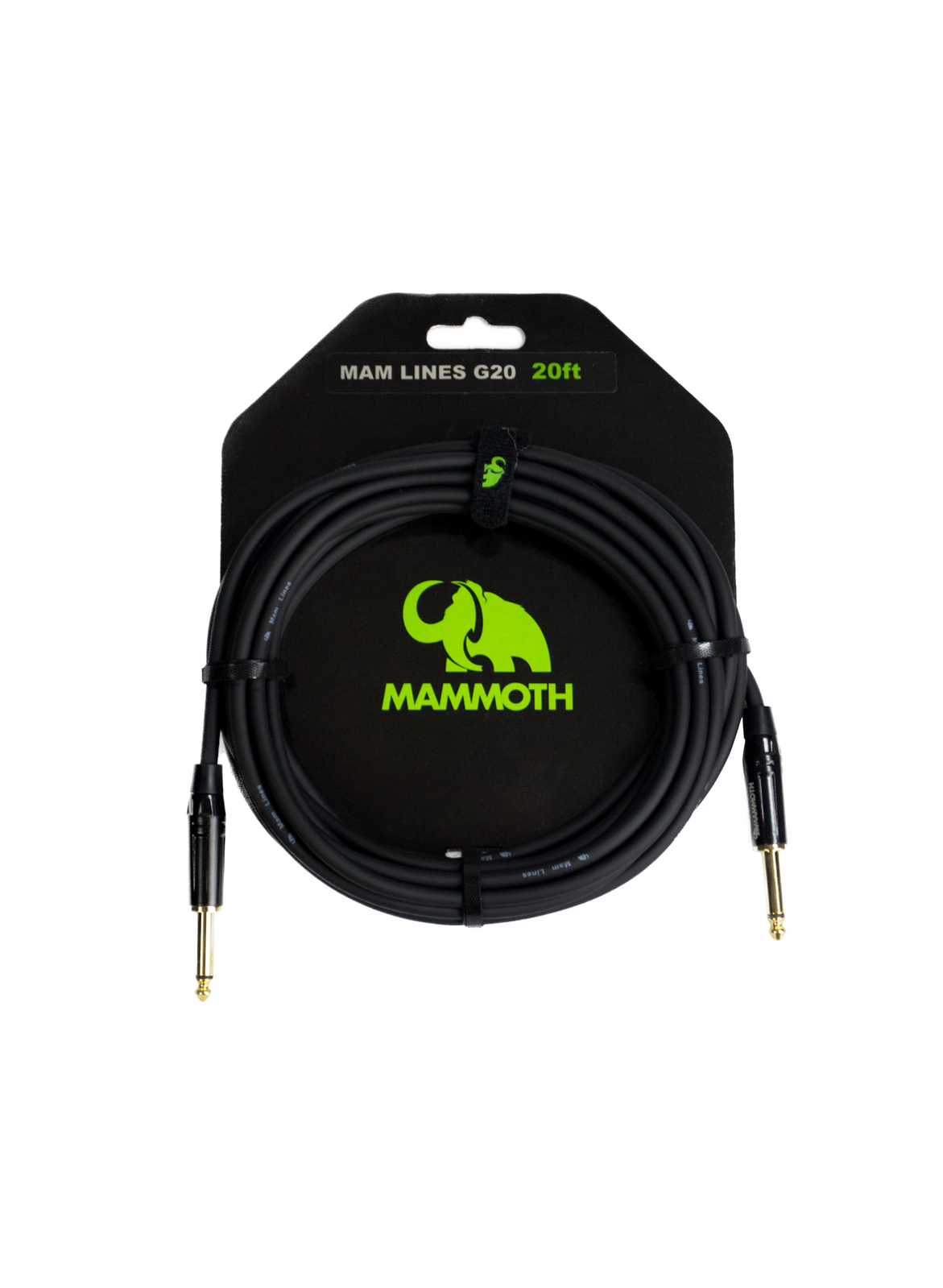 Mammoth Mam Lines G20 20ft Instrument Cable-Mammoth-Infinite Music