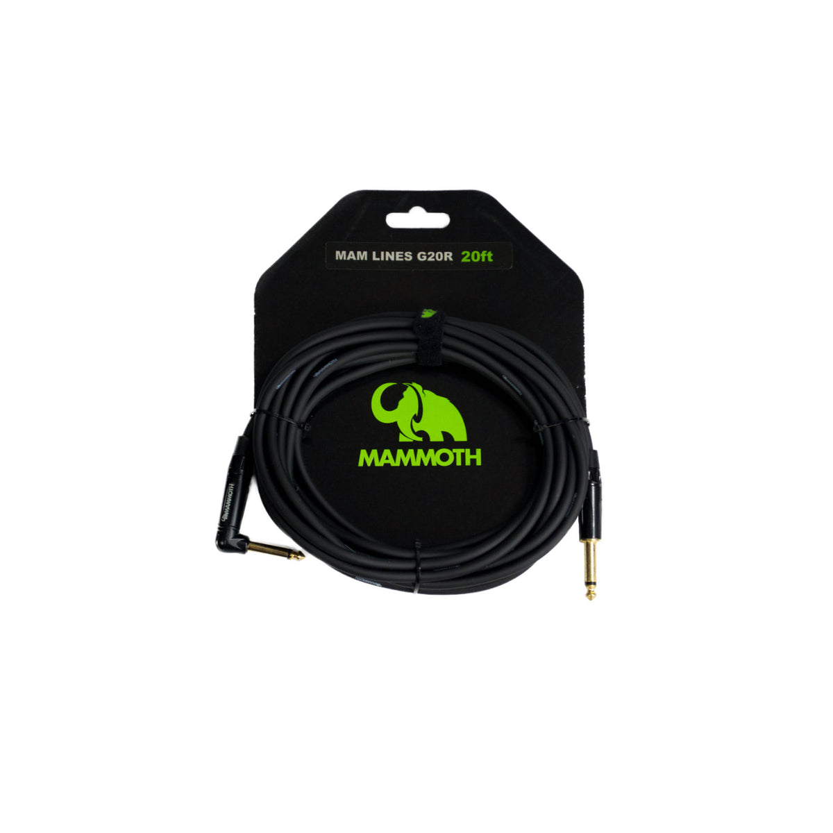 Mammoth Mam Lines G20R 20ft Instrument Cable-Mammoth-Infinite Music