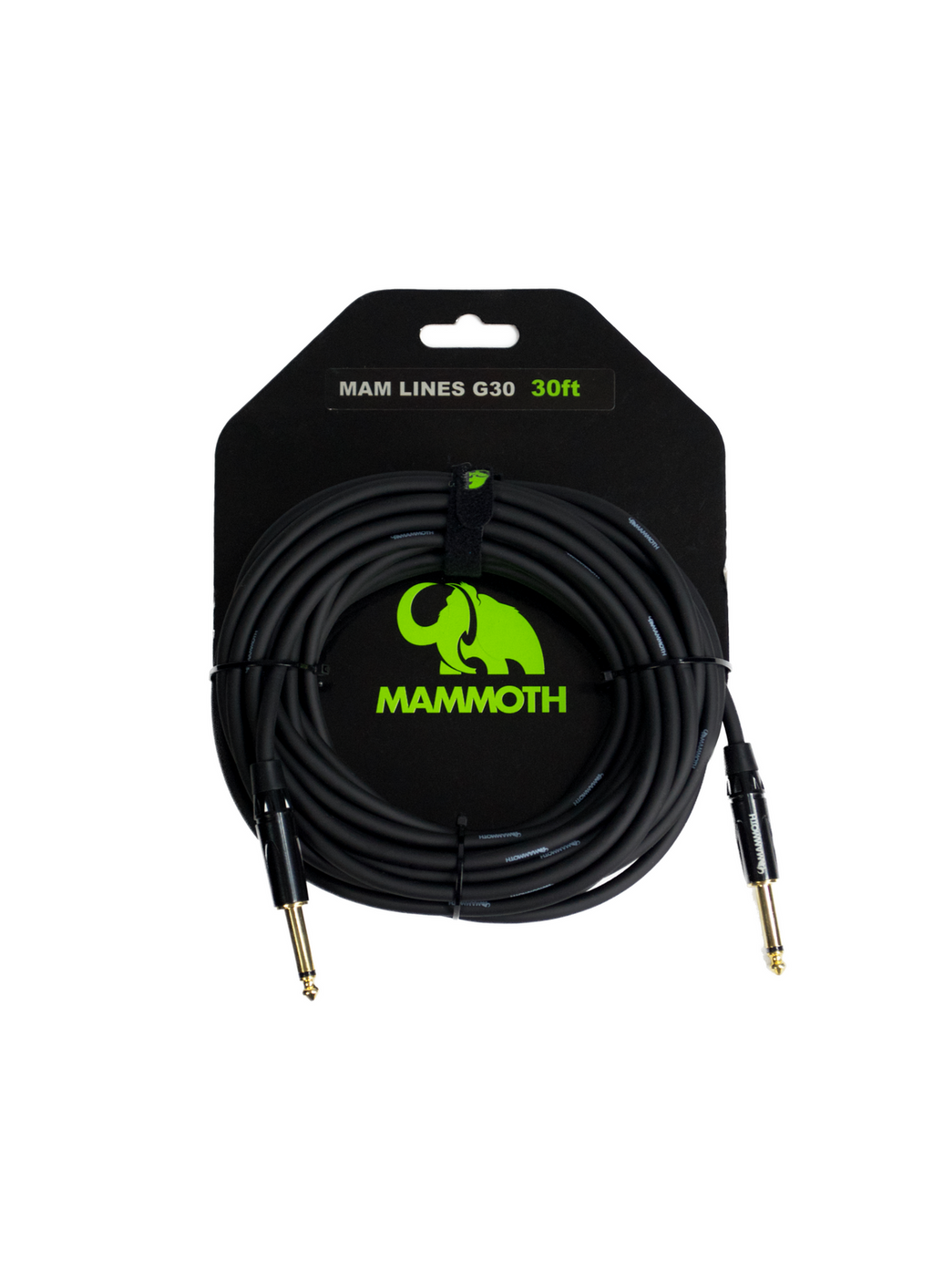 Mammoth Mam Lines G30 30ft Instrument Cable-Mammoth-Infinite Music