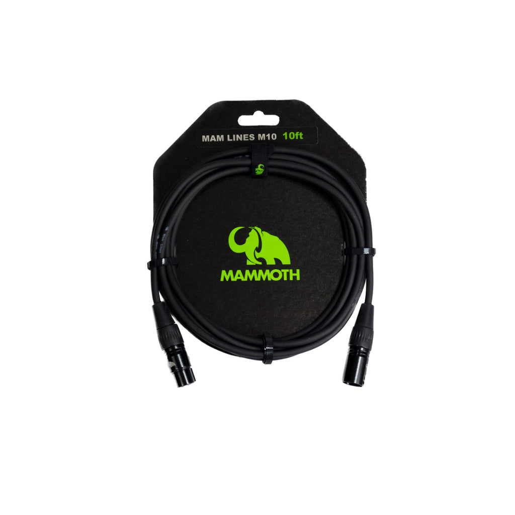 Mammoth Mam Lines M10 10ft Mic Cable- XLR to XLR-Mammoth-Infinite Music
