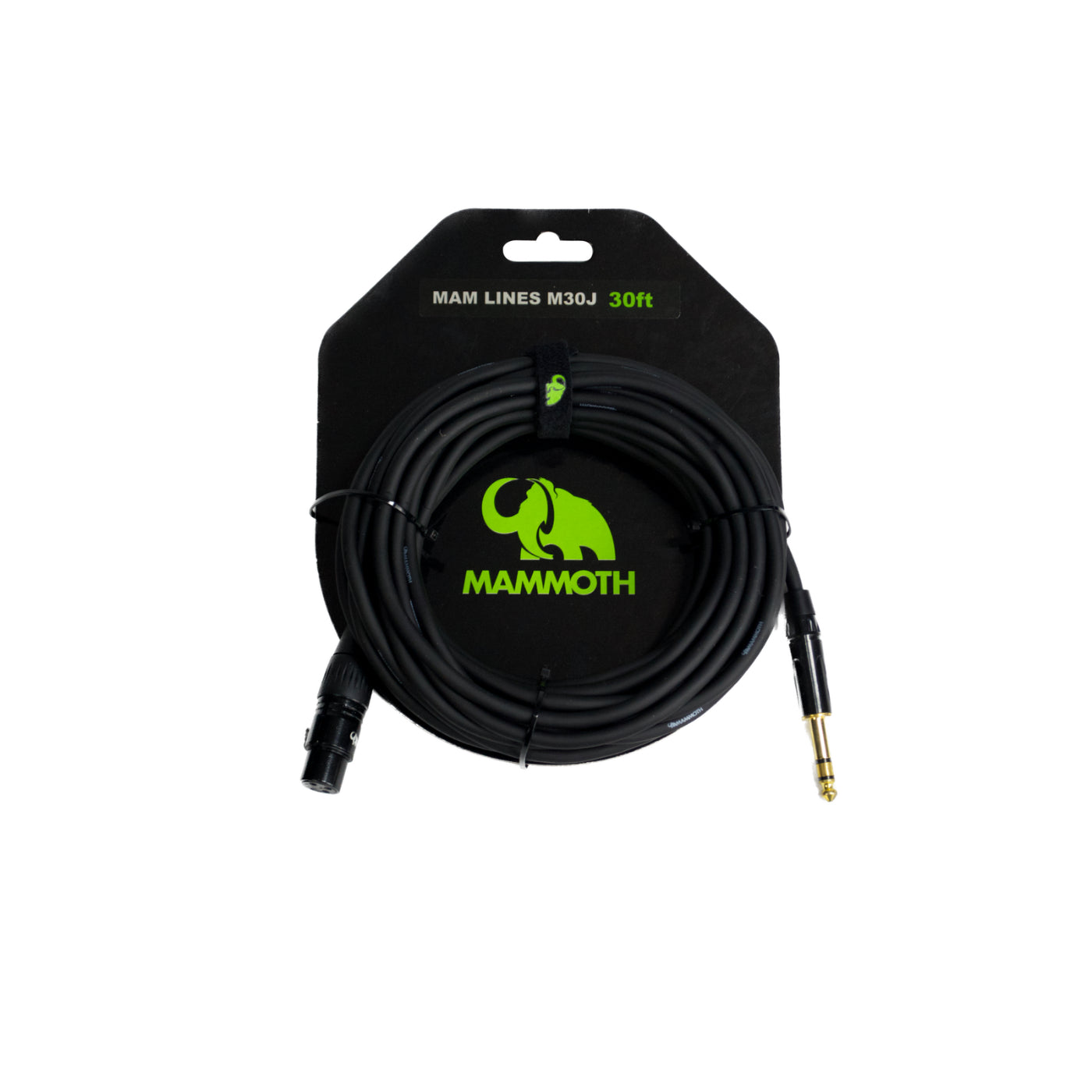 Mammoth Mam Lines M30J, 30ft Mic Cable, FXLR to TRS Jack-Mammoth-Infinite Music