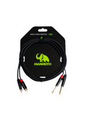 Mammoth Mam Lines RCA10J - 2x RCA To 2x Jack-Mammoth-Infinite Music