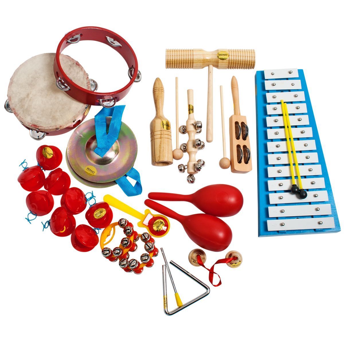 Mano Percussion 17 Piece Percussion Set-Mano Percussion-Infinite Music