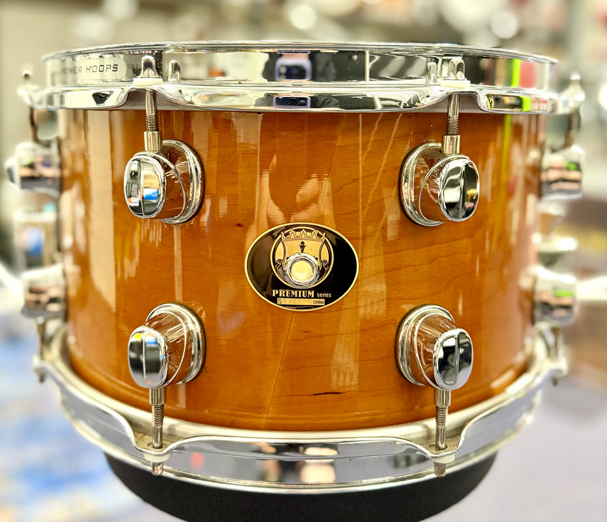 Mapex Black Panther 12 x 7 Cherry & Maple Snare Drum ( Pre Owned )-Mapex-Infinite Music