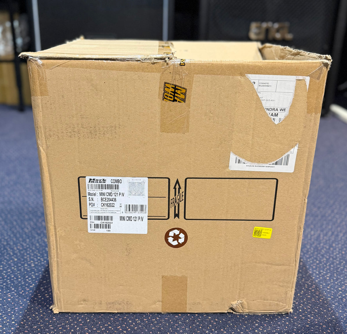 Mark Bass Mini CMD 121P IV Bass Combo W/- Cover and Box (Pre Owned)-Markbass-Infinite Music