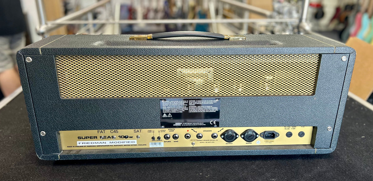 Marshall 2008 RI 1959SLP with Friedman Kitchen Sink, Dual Master /Gain Mods 100W (Pre Owned)-Marshall /Dave Friedman-Infinite Music