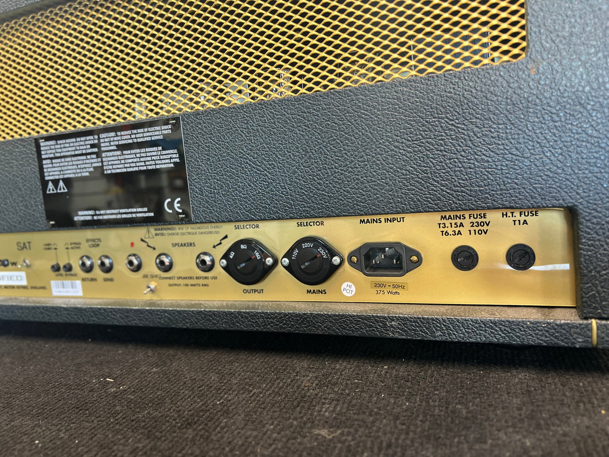 Marshall 2008 RI 1959SLP with Friedman Kitchen Sink, Dual Master /Gain Mods 100W (Pre Owned)-Marshall /Dave Friedman-Infinite Music