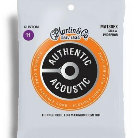 Martin Authentic Acoustic Flexible Acoustic Guitar String Set - 11-47-Martin-Infinite Music