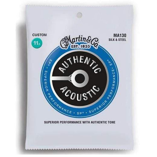Martin MA130 Authentic Acoustic SP Silk and Steel Acoustic Guitar String Set-Martin-Infinite Music