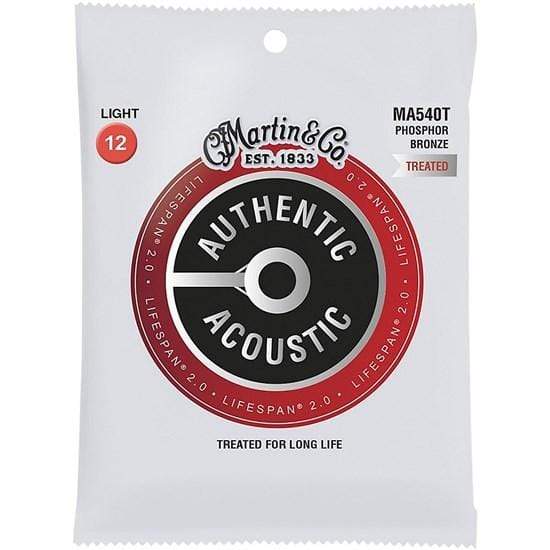 Martin MA540T Lifespan 2.0 92/8 Phosphor Bronze Acoustic Strings Light 12-54-Martin-Infinite Music