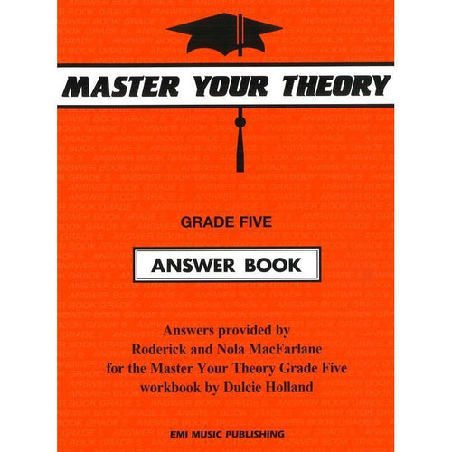 Master Your Theory Grade Five Answer Book-Master Your Theory-Infinite Music