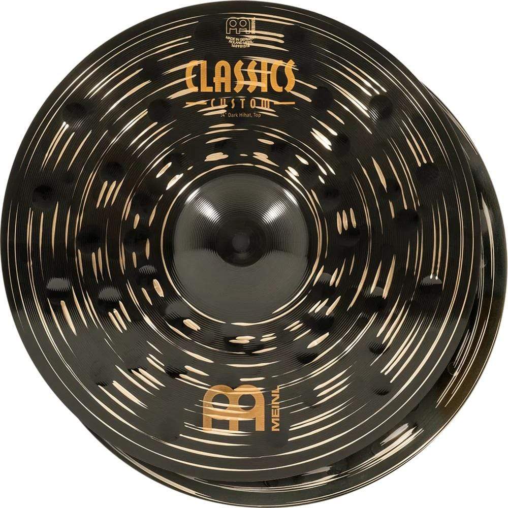 Meinl 14" Classic Customs Dark Hi Hat Cymbals-Meinl-Infinite Music