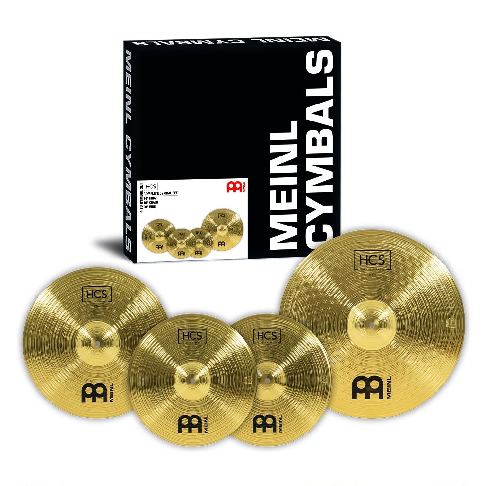 Meinl Cymbals HCS Complete Cymbal Set - 14" Hihat, 16" Crash, 20" Ride-Meinl-Infinite Music