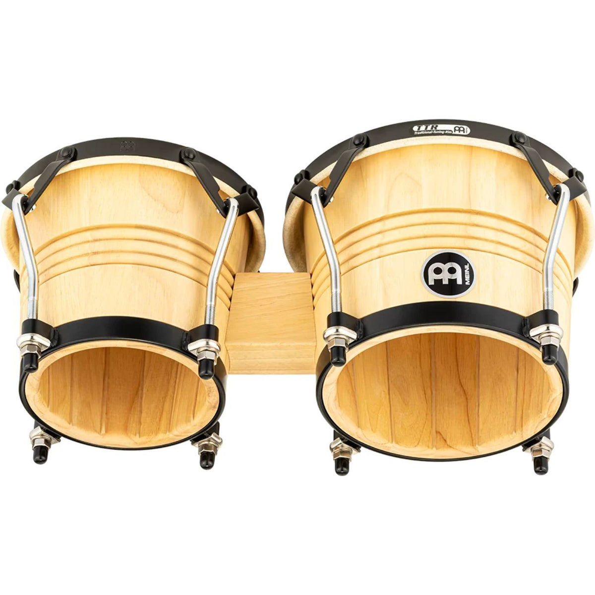 Meinl Percussion 6 3/4" and 8" Wood Bongos - Natural-Meinl Percussion-Infinite Music