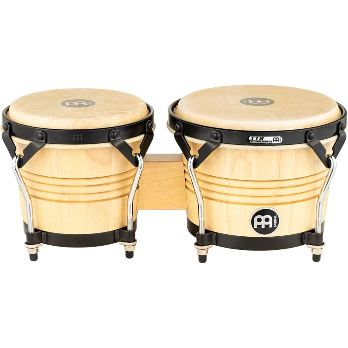 Meinl Percussion 6 3/4" and 8" Wood Bongos - Natural-Meinl Percussion-Infinite Music