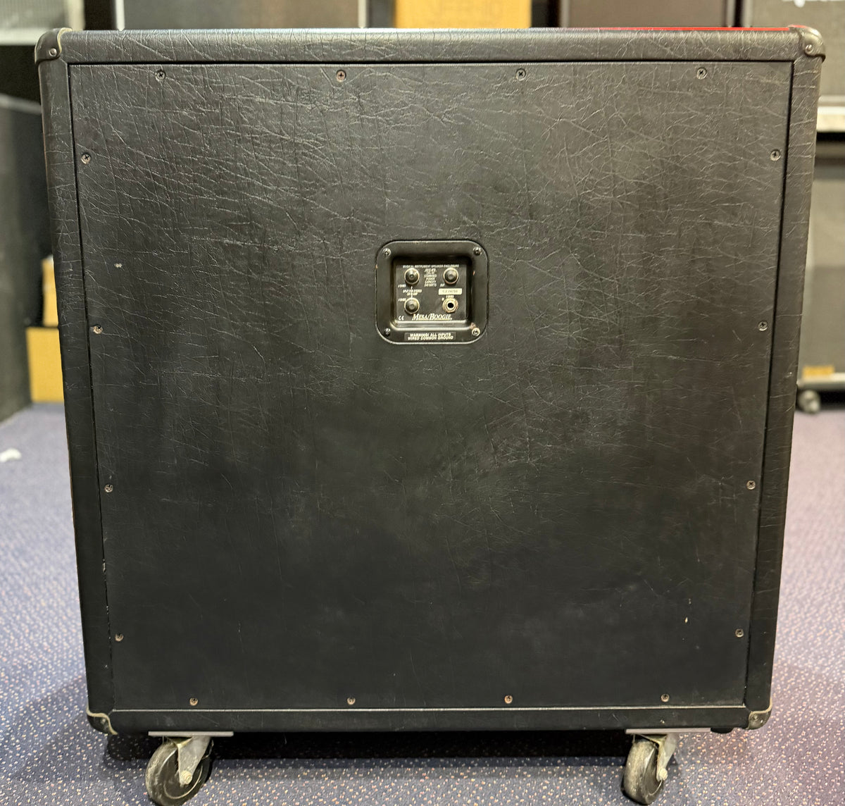 Mesa Boogie 4X12 Recto Traditional SLANT Black Speaker Cab W/- English Celestion V30 W/- Cover (Pre Owned)-Mesa Boogie-Infinite Music