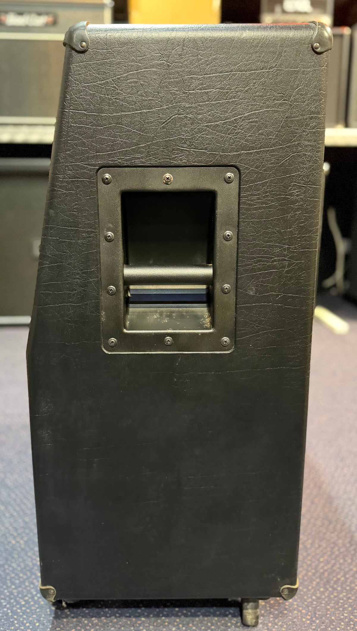 Mesa Boogie 4X12 Recto Traditional SLANT Black Speaker Cab W/- English Celestion V30 W/- Cover (Pre Owned)-Mesa Boogie-Infinite Music