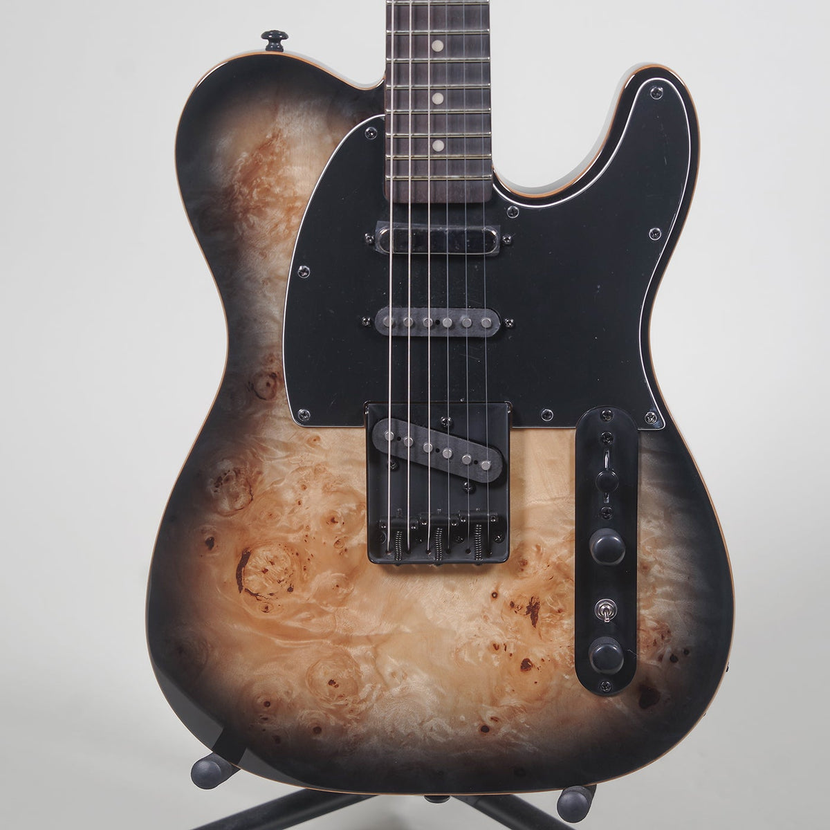 Michael Kelly Triple 50 Electric Guitar - Black Burl-Michael Kelly-Infinite Music
