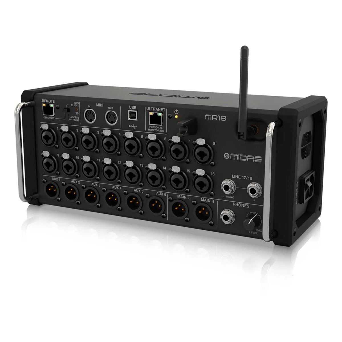 Midas MR18 18-input Digital Mixer with iPad/Android Tablet Control-Midas-Infinite Music