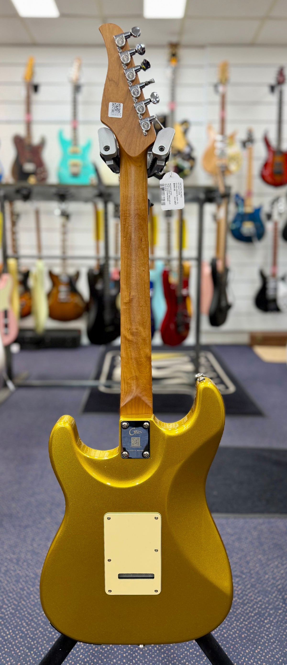 Mooer GTRS S800 Intelligent Guitar w/ onboard effects -Gold- W/Gigbag (Pre Owned)-Mooer-Infinite Music