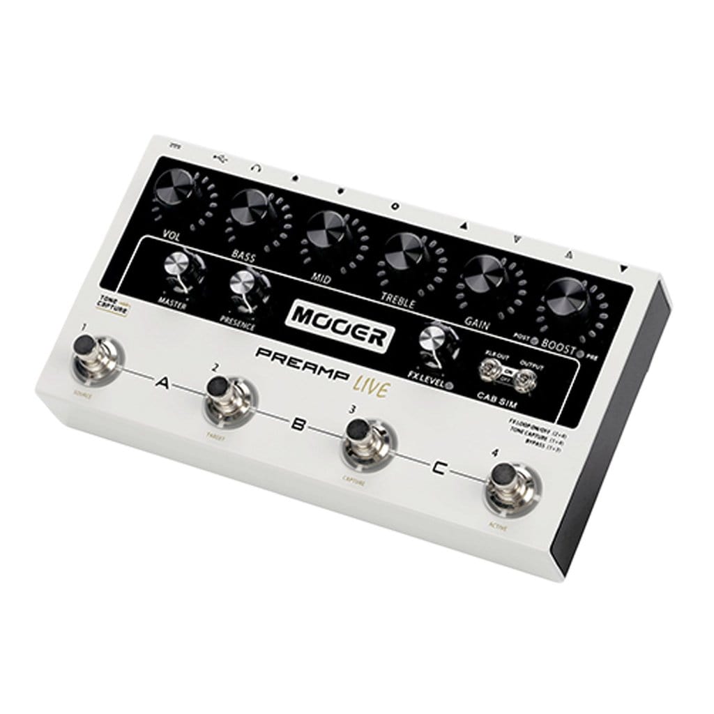 Mooer Preamp Live 4 Channel Preamp & Cabinet Simulation Guitar Effects Pedal-Mooer-Infinite Music