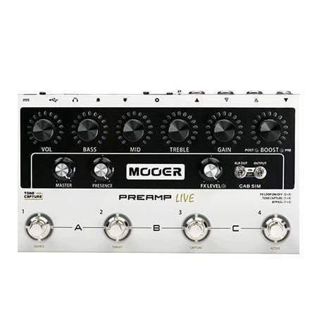 Mooer Preamp Live 4 Channel Preamp & Cabinet Simulation Guitar Effects Pedal-Mooer-Infinite Music