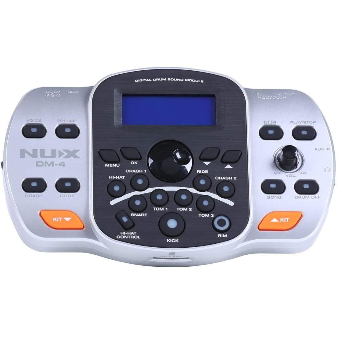 NU-X DM4S Portable 9-Piece Electronic Drum Kit with Mesh Snare-NU-X-Infinite Music