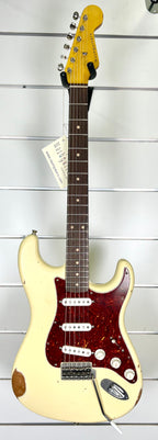 Nash Guitars S63 SSS - Alder Body -Rosewood FB -Vintage White - Medium Aging W/Nash Hardcase-Nash Guitars-Infinite Music