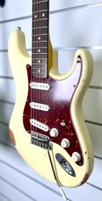 Nash Guitars S63 SSS - Alder Body -Rosewood FB -Vintage White - Medium Aging W/Nash Hardcase-Nash Guitars-Infinite Music