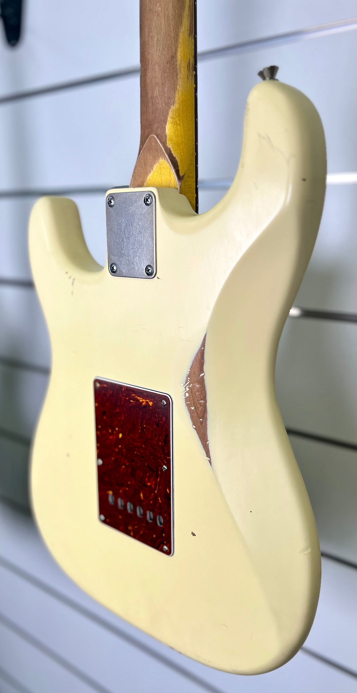 Nash Guitars S63 SSS - Alder Body -Rosewood FB -Vintage White - Medium Aging W/Nash Hardcase-Nash Guitars-Infinite Music