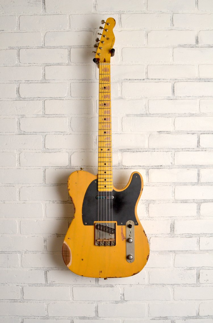 Nash Guitars T52 -Ash Body - Maple Neck - Butterscotch Blonde- Heavy Aging W/Nash Hardcase-Nash Guitars-Infinite Music