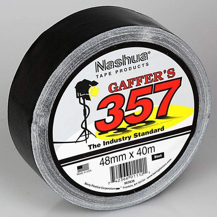 Nashua 357 Gaffer Tape in Black (48mm/40m)-Nashua-Infinite Music