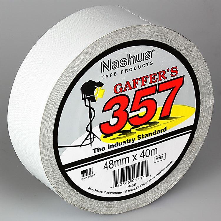 Nashua 357 Gaffer Tape in White - 48mm/40m-Nashua-Infinite Music