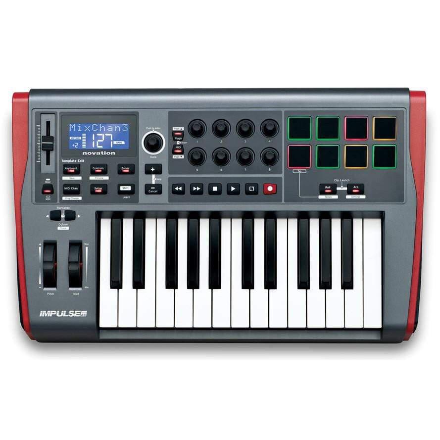 Novation Impulse 25 MIDI Controller with Automap-Novation-Infinite Music