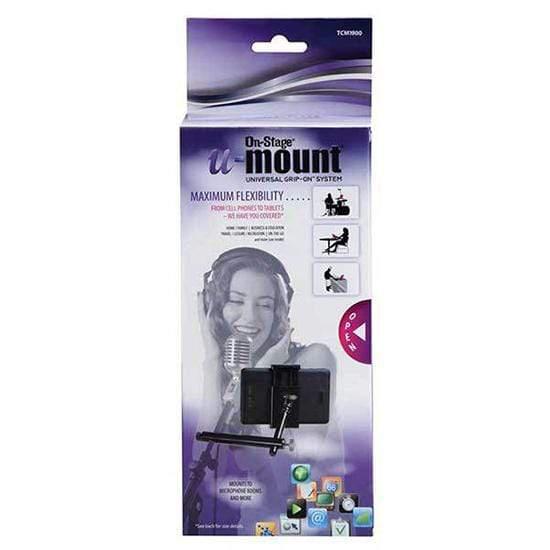 On Stage Grip-On Universal Device Holder with U-Mount Mounting Post-On Stage-Infinite Music