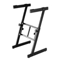 On Stage OSKS7350 Pro Heavy-Duty Folding-Z Keyboard Stand Steel Black-On Stage-Infinite Music