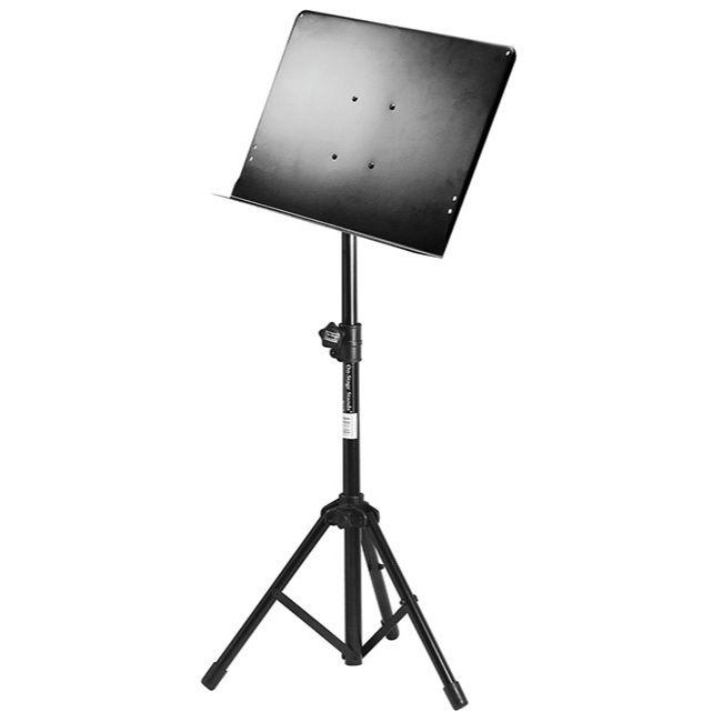 On Stage Orchestral Sheet Music Stand with Solid Bookplate-On Stage-Infinite Music