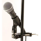 On Stage Table or Stand Microphone Clip Attachment Clamp-On Stage-Infinite Music